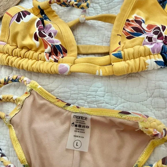 Montce Swim Yellow Batik Set - Picture 2 of 3